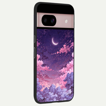  Sky Drift Clouds back cover For Google Pixel 8 slim fit glass case with vibrant aesthetic design