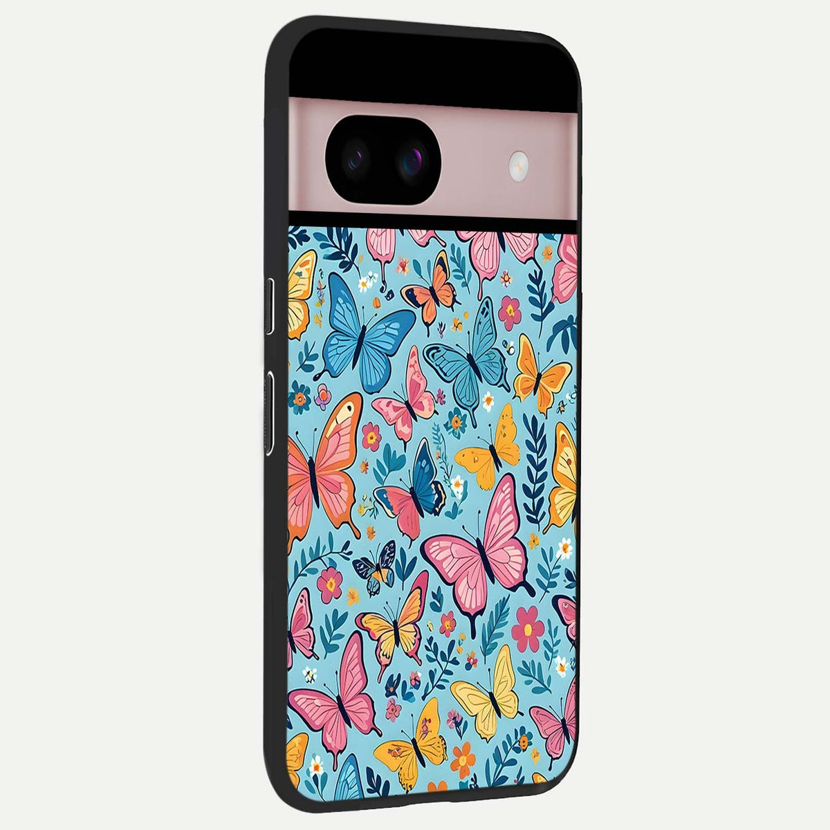  Spring Wing Garden back cover For Google Pixel 8 slim fit glass case with vibrant aesthetic design