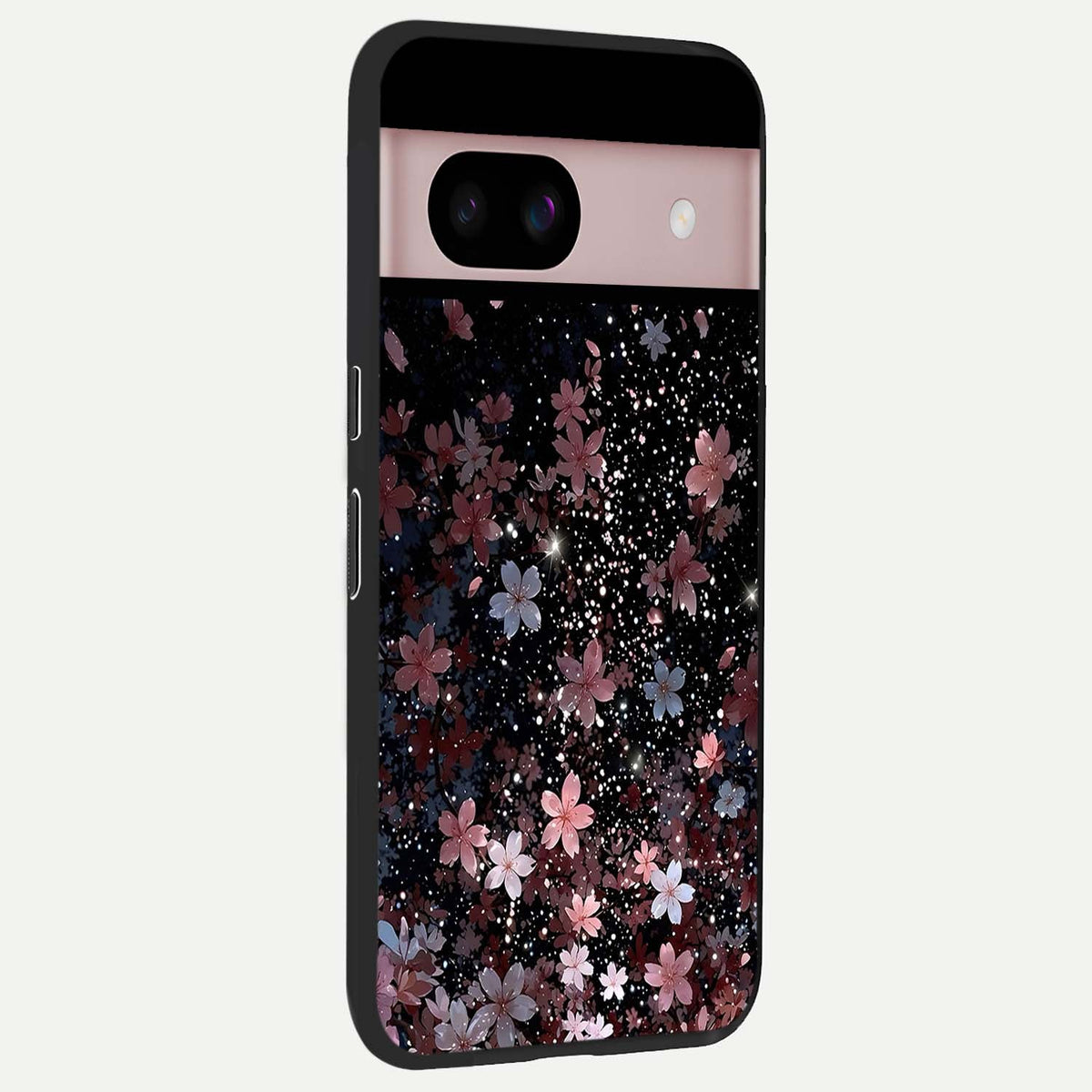 Starlit Flower Dreams back cover For Google Pixel 8 slim fit glass case with vibrant aesthetic design