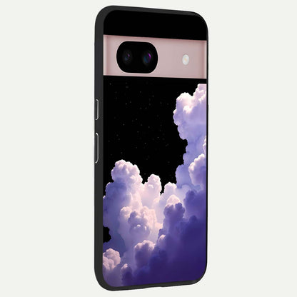  Starlit Night Whispers back cover For Google Pixel 8 slim fit glass case with vibrant aesthetic design