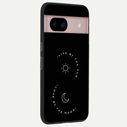  Sunflower Cat Art back cover For Google Pixel 8 slim fit glass case with vibrant aesthetic design