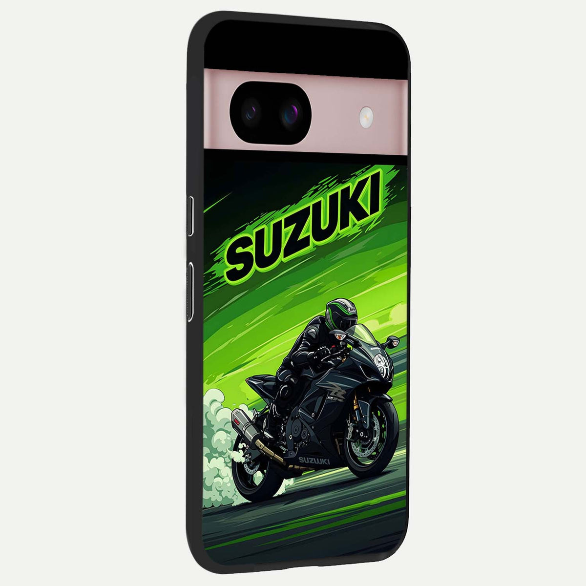 Suzuki Speed Beast back cover For Google Pixel 8 slim fit glass case with vibrant aesthetic design