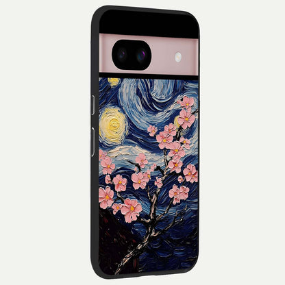  Van Gogh Scenery back cover For Google Pixel 8 slim fit glass case with vibrant aesthetic design