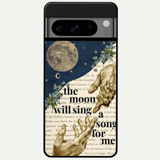  Aesthetic Divine Glass Case For Google Pixel 8 Pro back cover – full design glossy printed glass finish