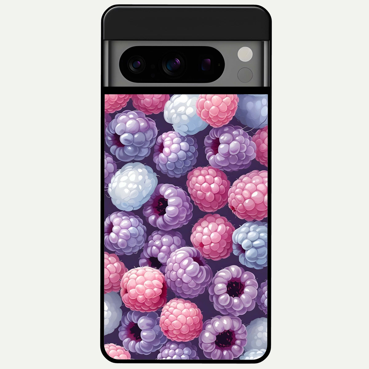  Berry Candy Pop Glass Case For Google Pixel 8 Pro back cover – full design glossy printed glass finish