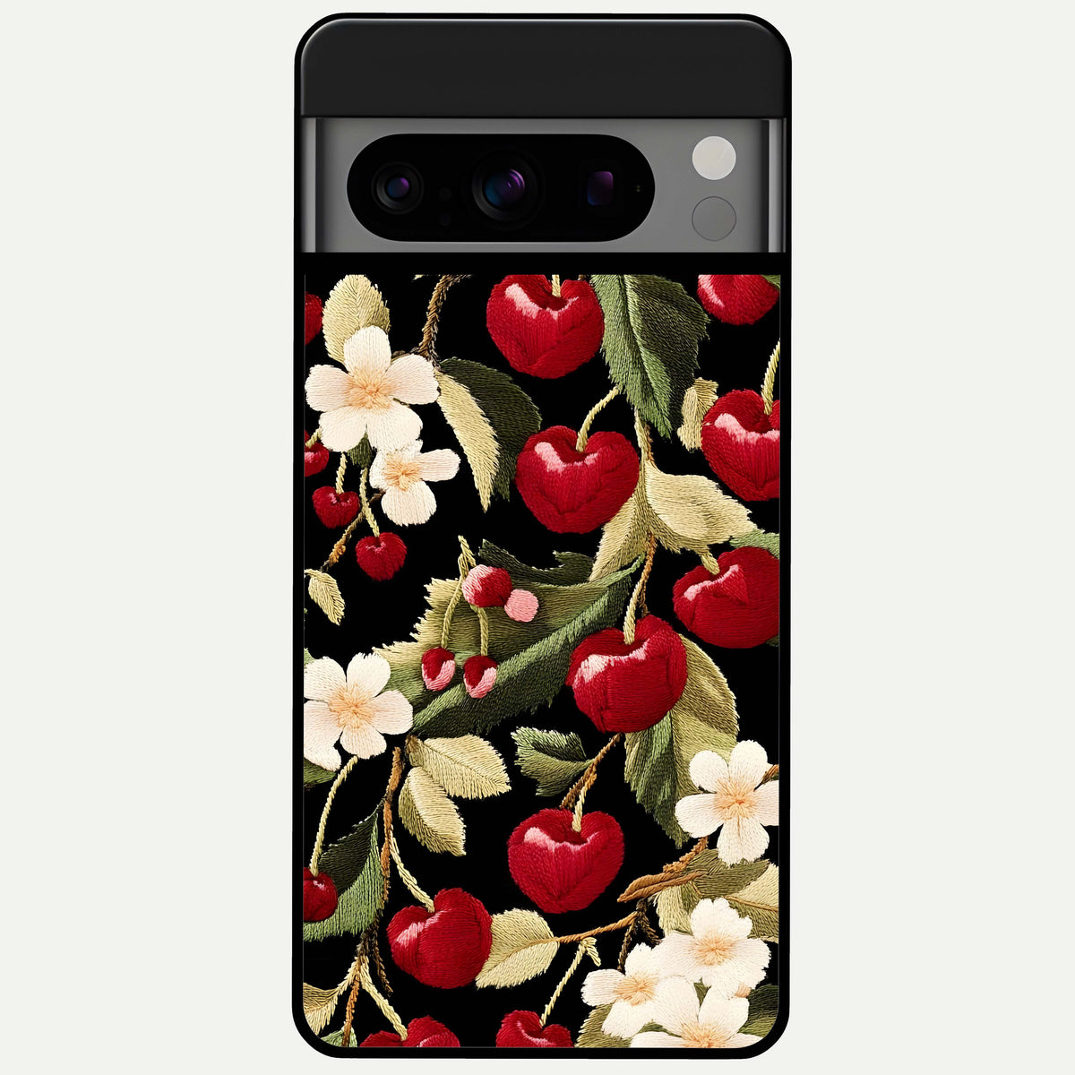  Blooming Spendor Bird Glass Case For Google Pixel 8 Pro back cover – full design glossy printed glass finish