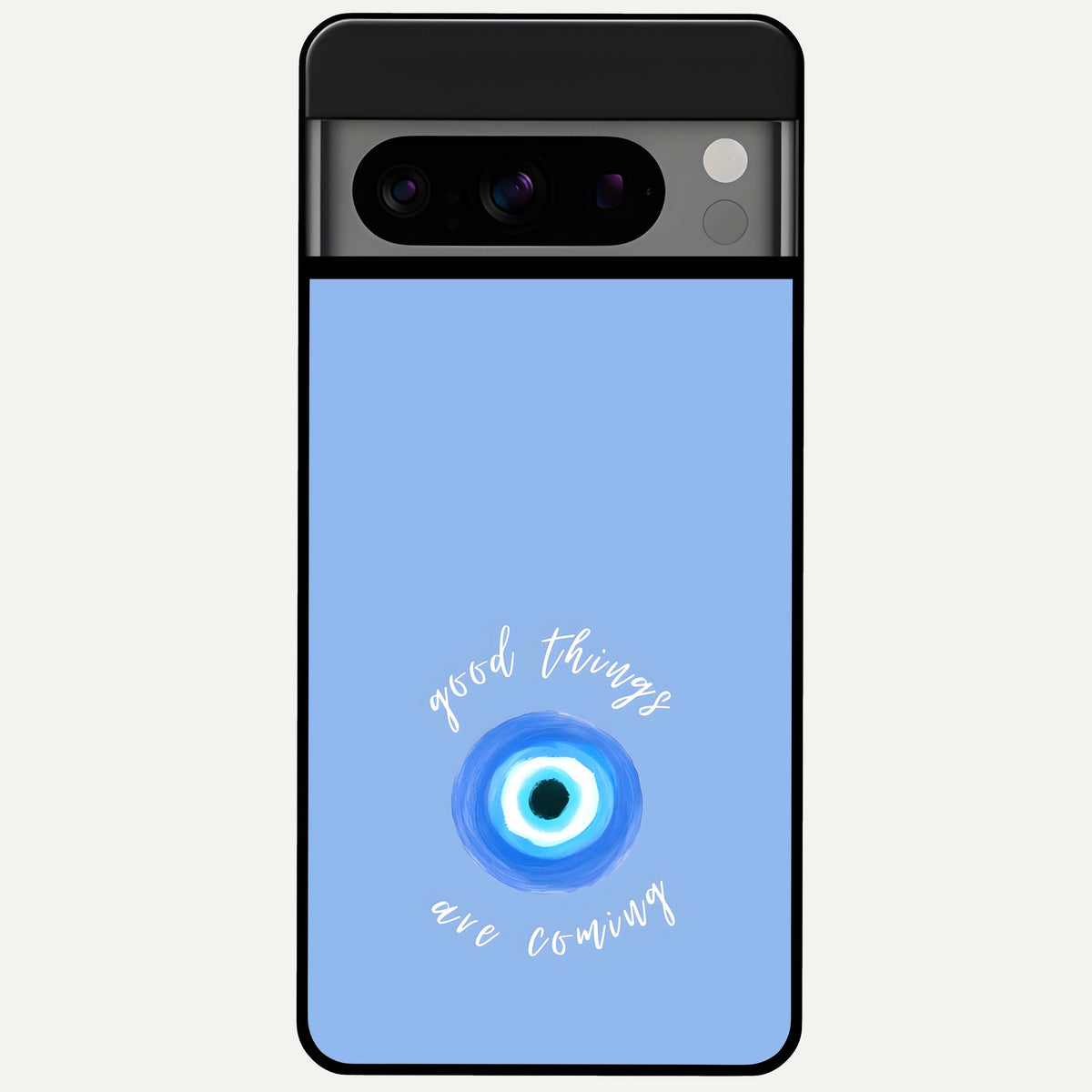  Bright Future Ahead Glass Case For Google Pixel 8 Pro back cover – full design glossy printed glass finish