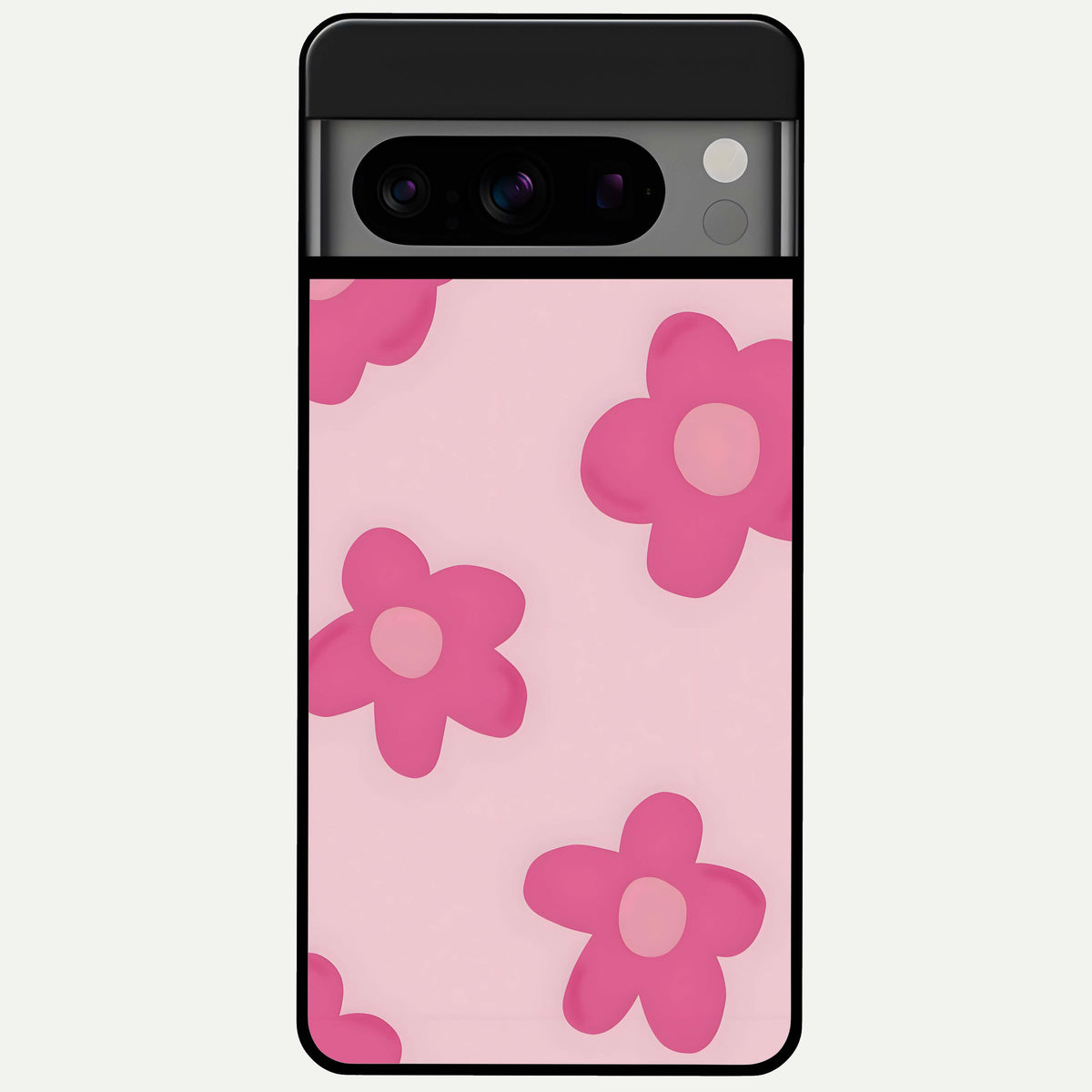  Candy Bloom Dreams Glass Case For Google Pixel 8 Pro back cover – full design glossy printed glass finish