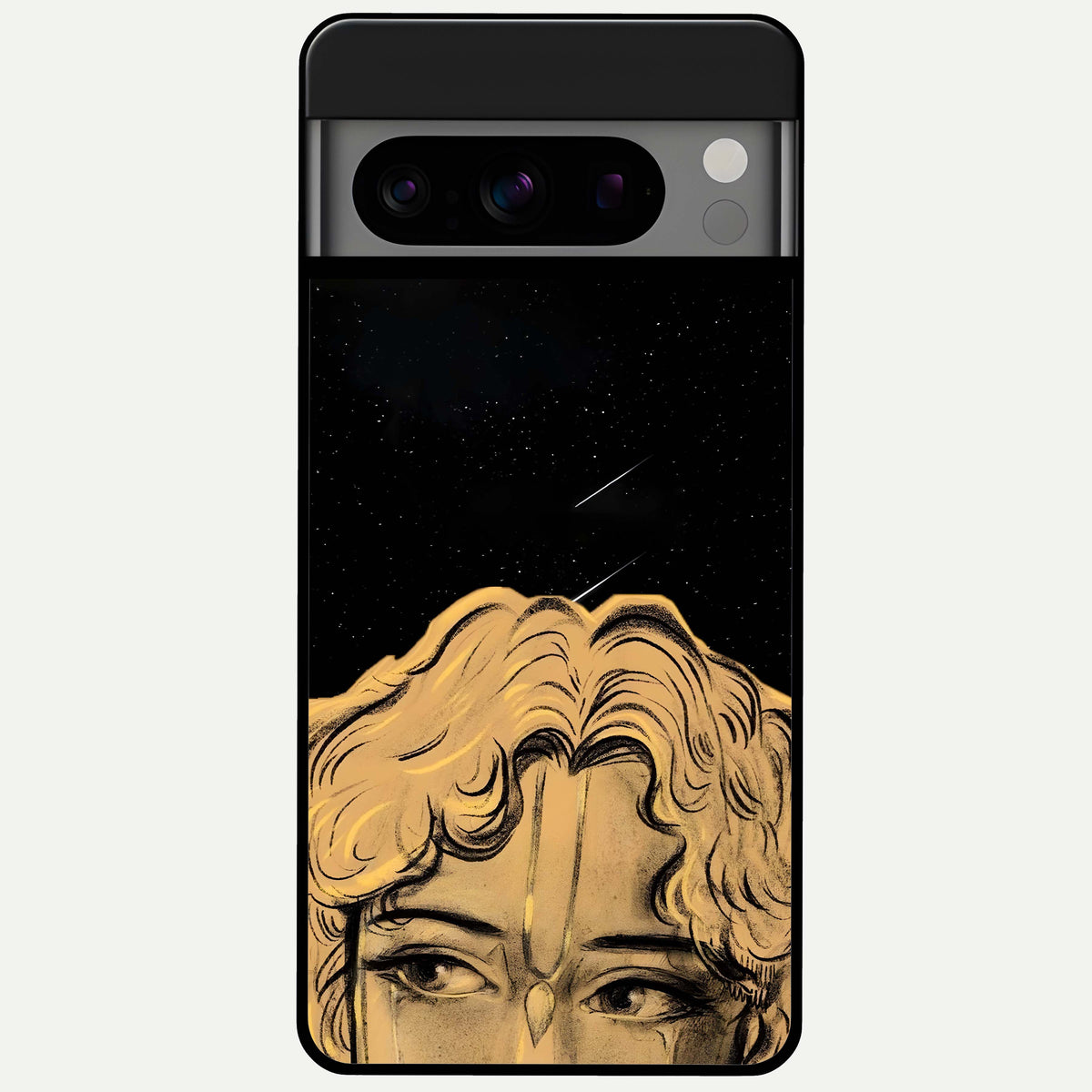  Celestial Gods Plan Glass Case For Google Pixel 8 Pro back cover – full design glossy printed glass finish