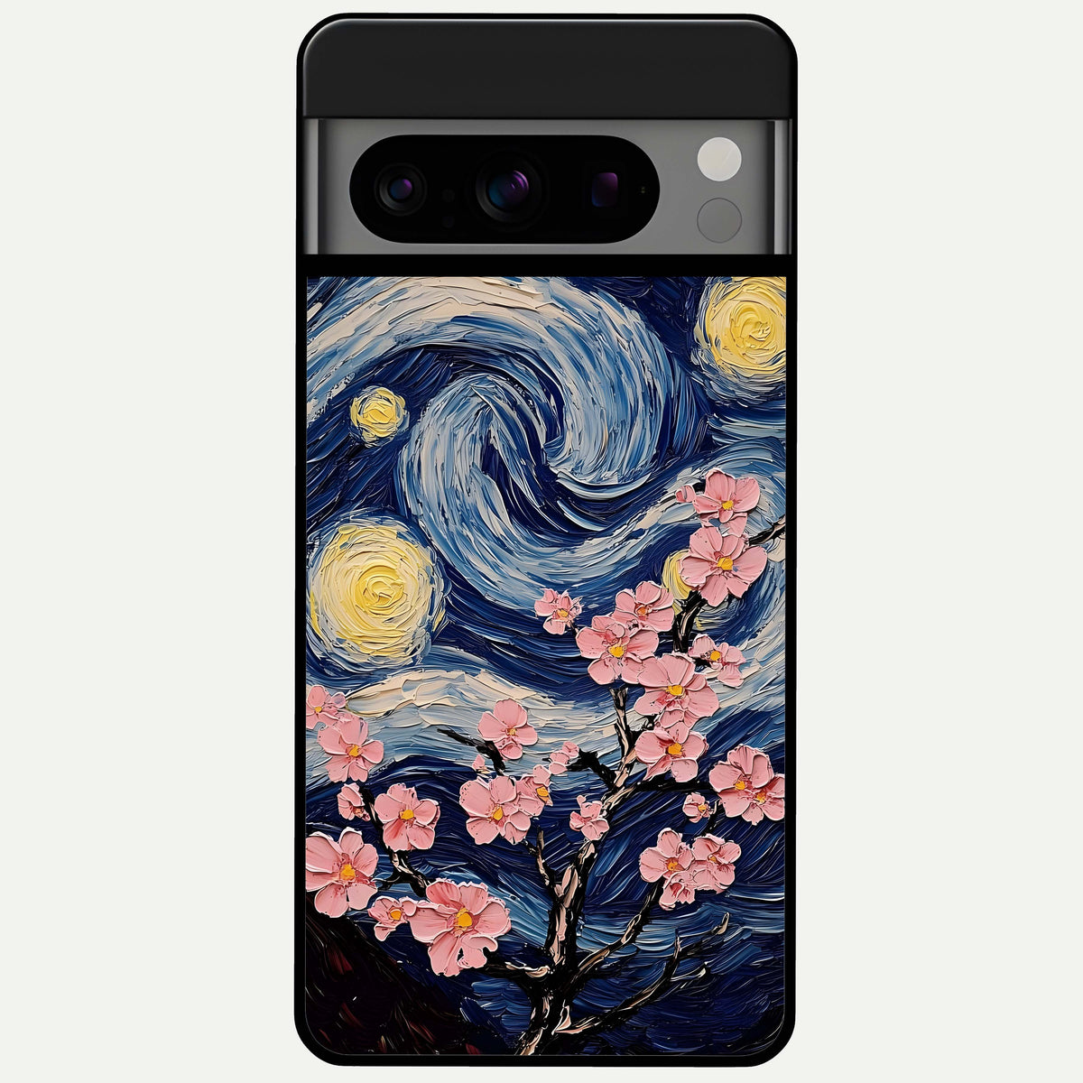  Van Gogh Scenery Glass Case For Google Pixel 8 Pro back cover – full design glossy printed glass finish