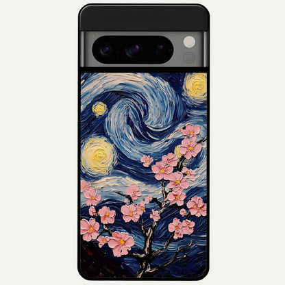  Van Gogh Scenery Glass Case For Google Pixel 8 Pro back cover – full design glossy printed glass finish