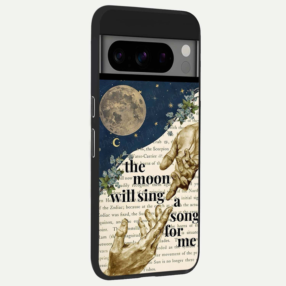  Aesthetic Divine back cover For Google Pixel 8 Pro slim fit glass case with vibrant aesthetic design