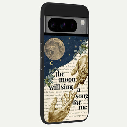  Aesthetic Divine back cover For Google Pixel 8 Pro slim fit glass case with vibrant aesthetic design