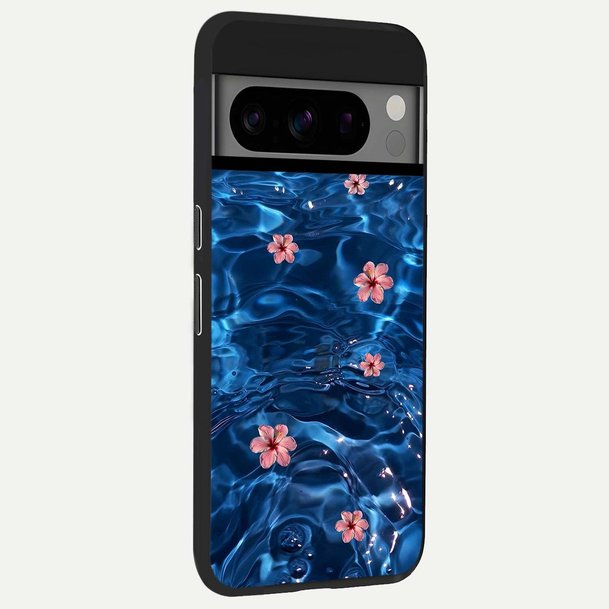  Bloom Thread Art back cover For Google Pixel 8 Pro slim fit glass case with vibrant aesthetic design
