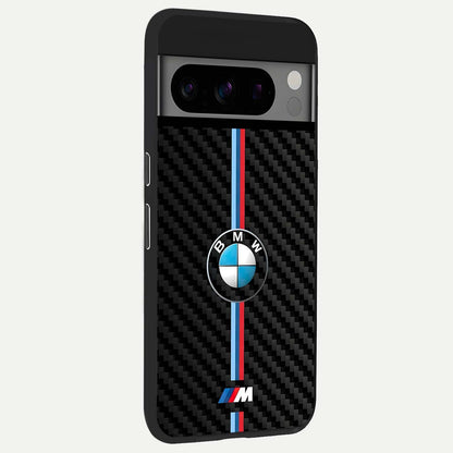 BMW Pattern back cover For Google Pixel 8 Pro slim fit glass case with vibrant aesthetic design