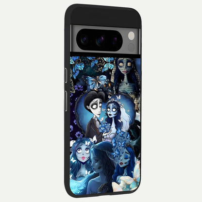  Butterfly Ghost Soul back cover For Google Pixel 8 Pro slim fit glass case with vibrant aesthetic design