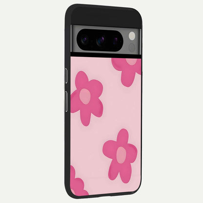  Candy Bloom Dreams back cover For Google Pixel 8 Pro slim fit glass case with vibrant aesthetic design