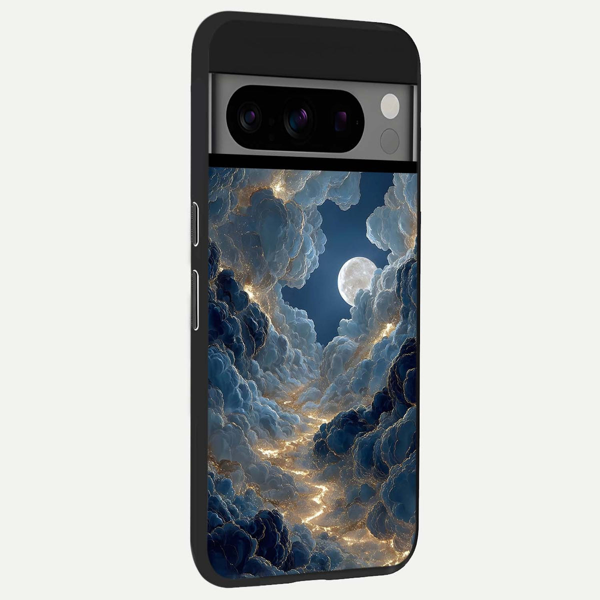  Celestial Cloud Road back cover For Google Pixel 8 Pro slim fit glass case with vibrant aesthetic design
