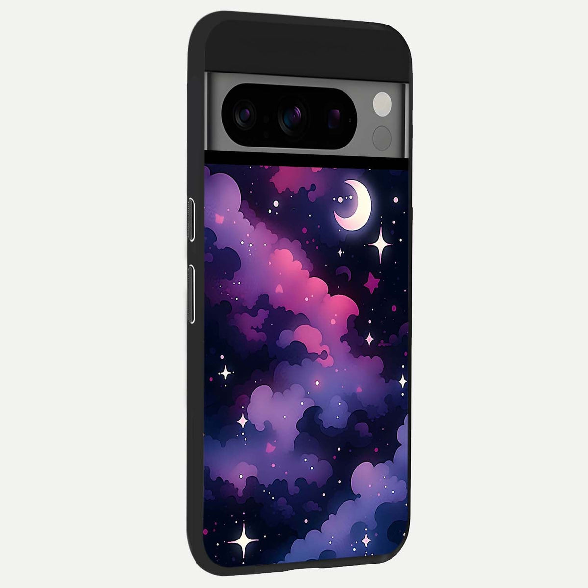 Celestial Moon Magic back cover For Google Pixel 8 Pro slim fit glass case with vibrant aesthetic design