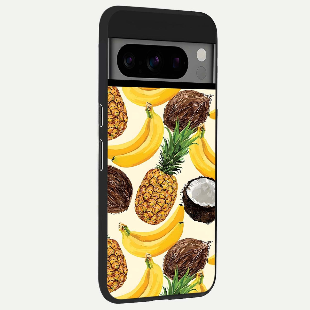  Tropical Fruit Mood back cover For Google Pixel 8 Pro slim fit glass case with vibrant aesthetic design