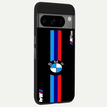 Turbo BMW Beast back cover For Google Pixel 8 Pro slim fit glass case with vibrant aesthetic design