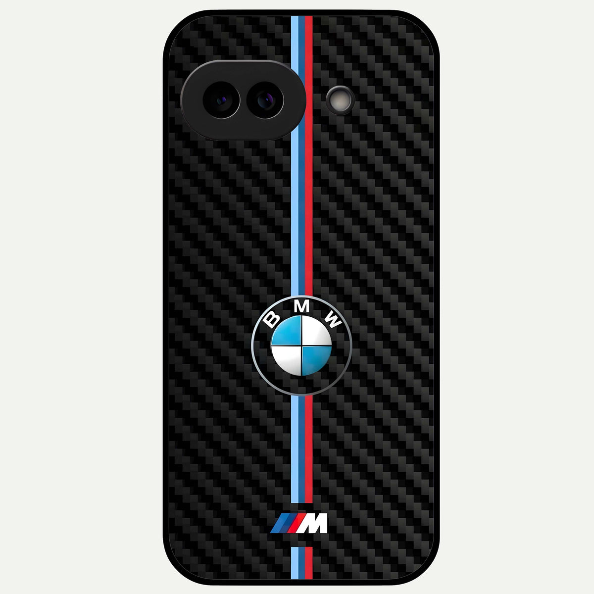  BMW Pattern Glass Case For Google Pixel 9A back cover – full design glossy printed glass finish