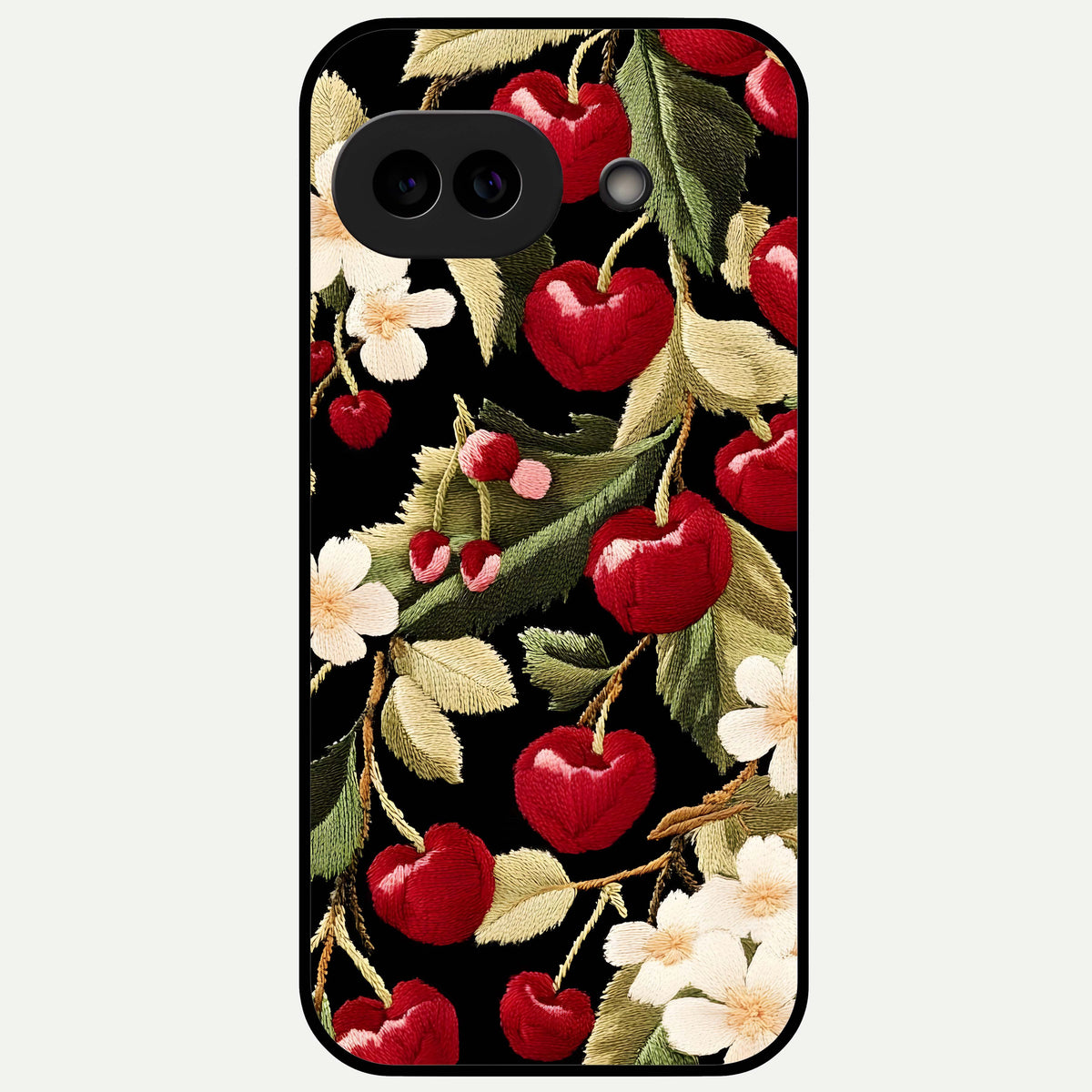  Blooming Spendor Bird Glass Case For Google Pixel 9A back cover – full design glossy printed glass finish