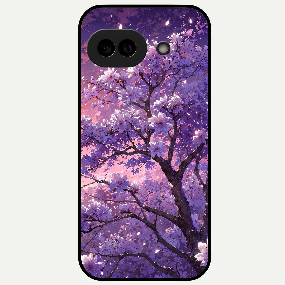  Blossom Tree Glass Case For Google Pixel 9A back cover – full design glossy printed glass finish