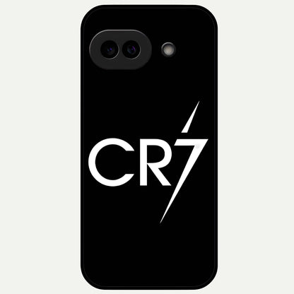  CR7 Elite Strike Glass Case For Google Pixel 9A back cover – full design glossy printed glass finish