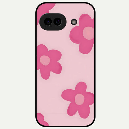  Candy Bloom Dreams Glass Case For Google Pixel 9A back cover – full design glossy printed glass finish