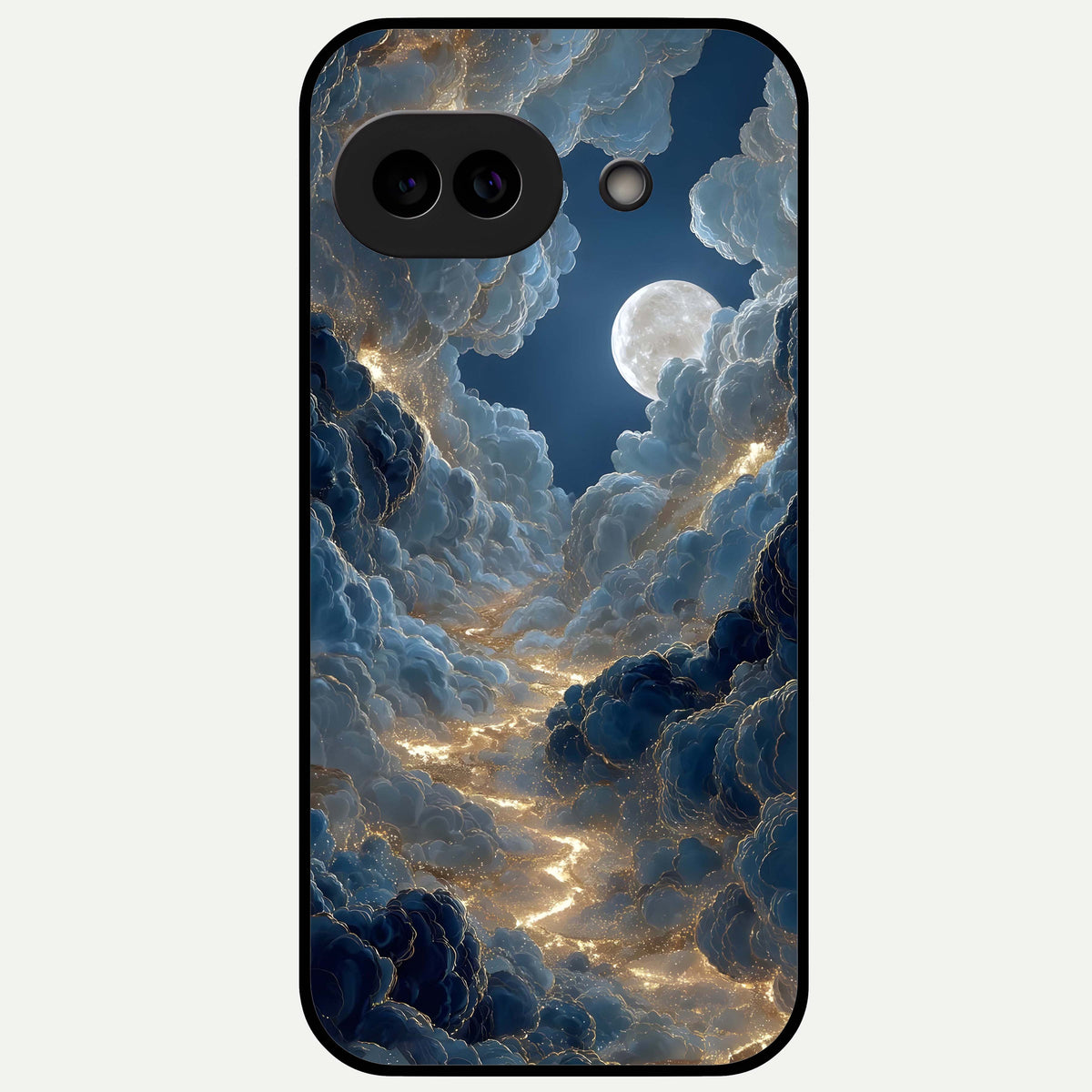  Celestial Cloud Road Glass Case For Google Pixel 9A back cover – full design glossy printed glass finish
