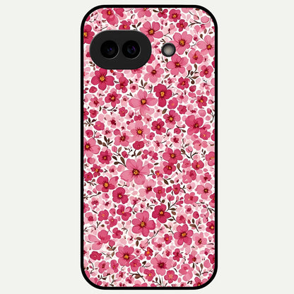  Cherry Blossom Charm Glass Case For Google Pixel 9A back cover – full design glossy printed glass finish