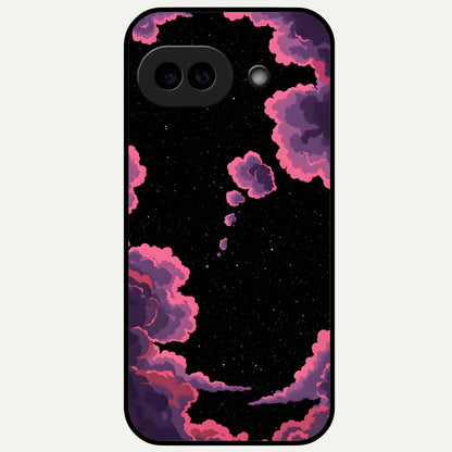  Cosmic Cloud Journey Glass Case For Google Pixel 9A back cover – full design glossy printed glass finish