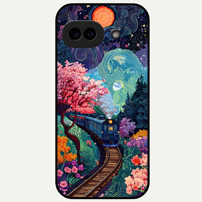  Digital Art Glass Case For Google Pixel 9A back cover – full design glossy printed glass finish