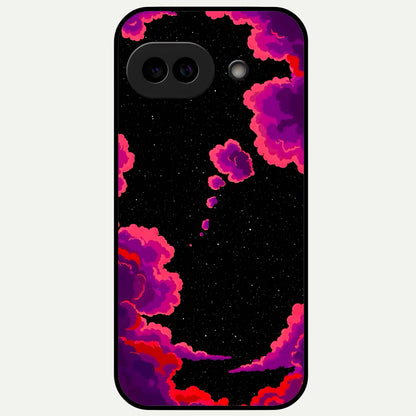  Galaxy Dream Frame Glass Case For Google Pixel 9A back cover – full design glossy printed glass finish