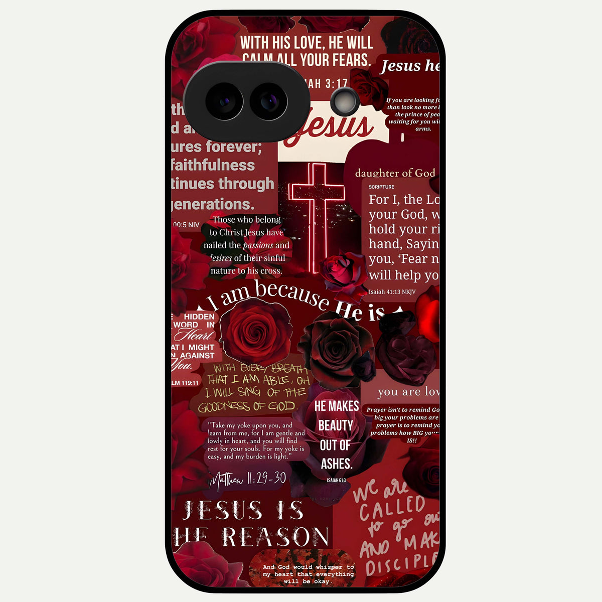  Jesus Love Heals Glass Case For Google Pixel 9A back cover – full design glossy printed glass finish