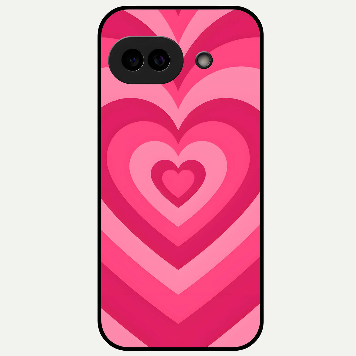  Layered Love Hearts Glass Case For Google Pixel 9A back cover – full design glossy printed glass finish