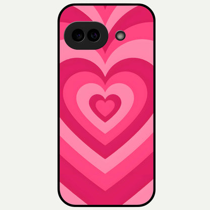  Layered Love Hearts Glass Case For Google Pixel 9A back cover – full design glossy printed glass finish