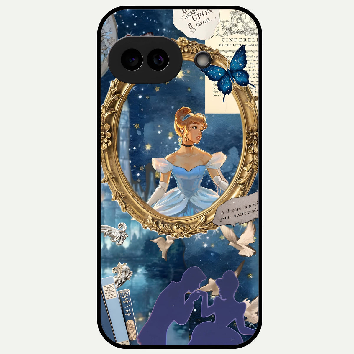  Midnight Queen Glass Case For Google Pixel 9A back cover – full design glossy printed glass finish