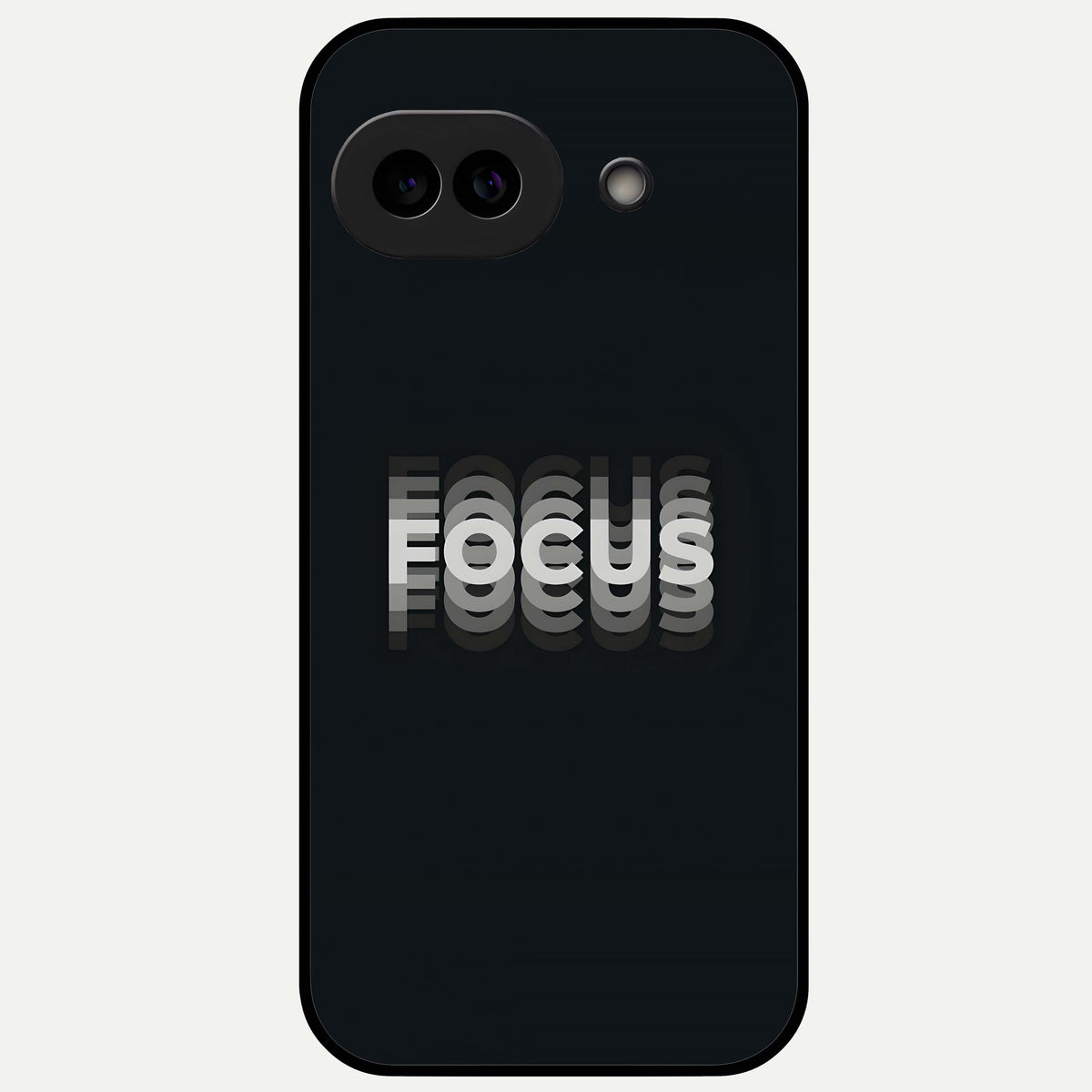  Mono Focus Vision Glass Case For Google Pixel 9A back cover – full design glossy printed glass finish