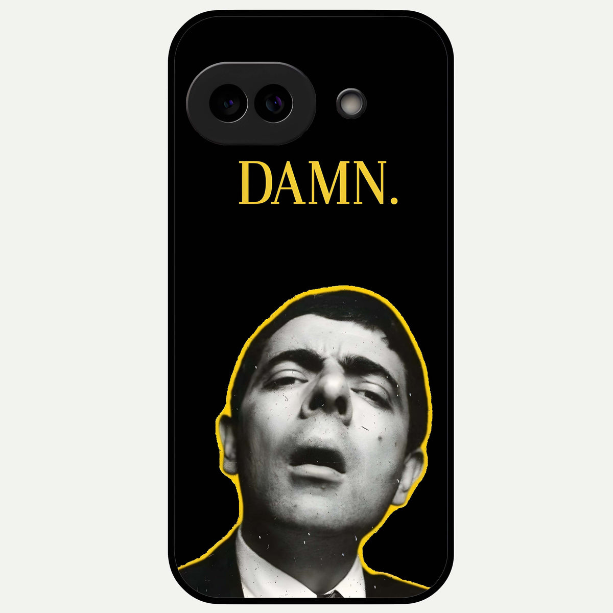  Mr Bean Damn Glass Case For Google Pixel 9A back cover – full design glossy printed glass finish