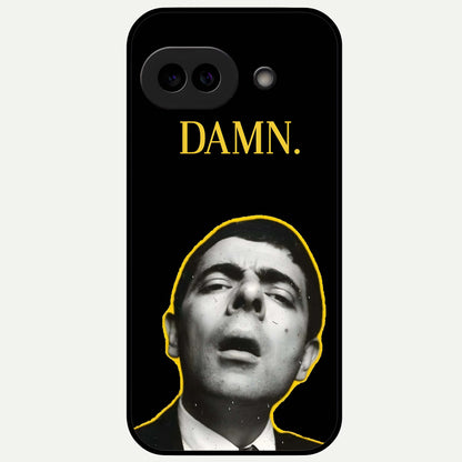  Mr Bean Damn Glass Case For Google Pixel 9A back cover – full design glossy printed glass finish