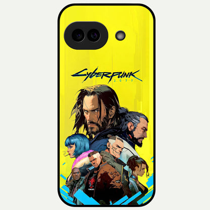 Neon Rebel Genesis Glass Case For Google Pixel 9A back cover – full design glossy printed glass finish