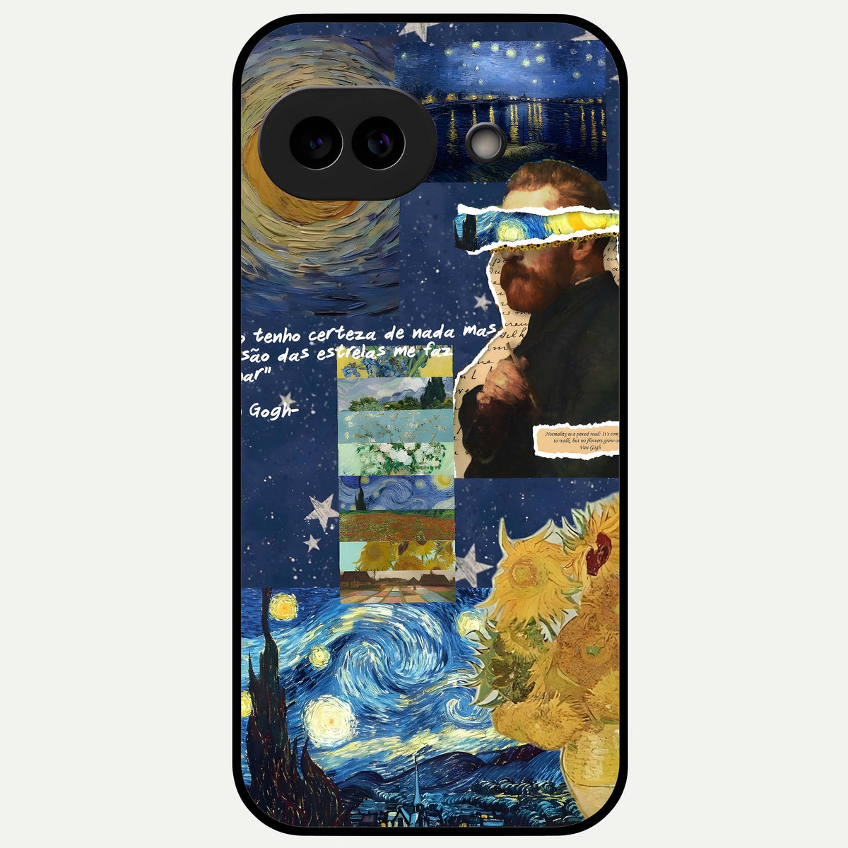  Starry Dream Vision Glass Case For Google Pixel 9A back cover – full design glossy printed glass finish