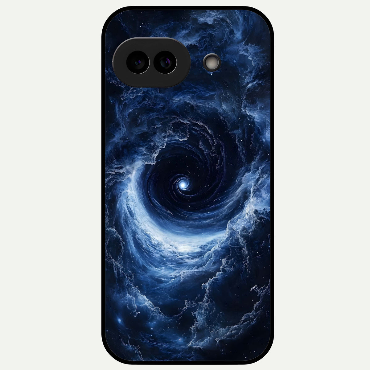  Stunning Galaxy Glass Case For Google Pixel 9A back cover – full design glossy printed glass finish