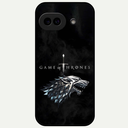  Throne Wolf Legacy Glass Case For Google Pixel 9A back cover – full design glossy printed glass finish