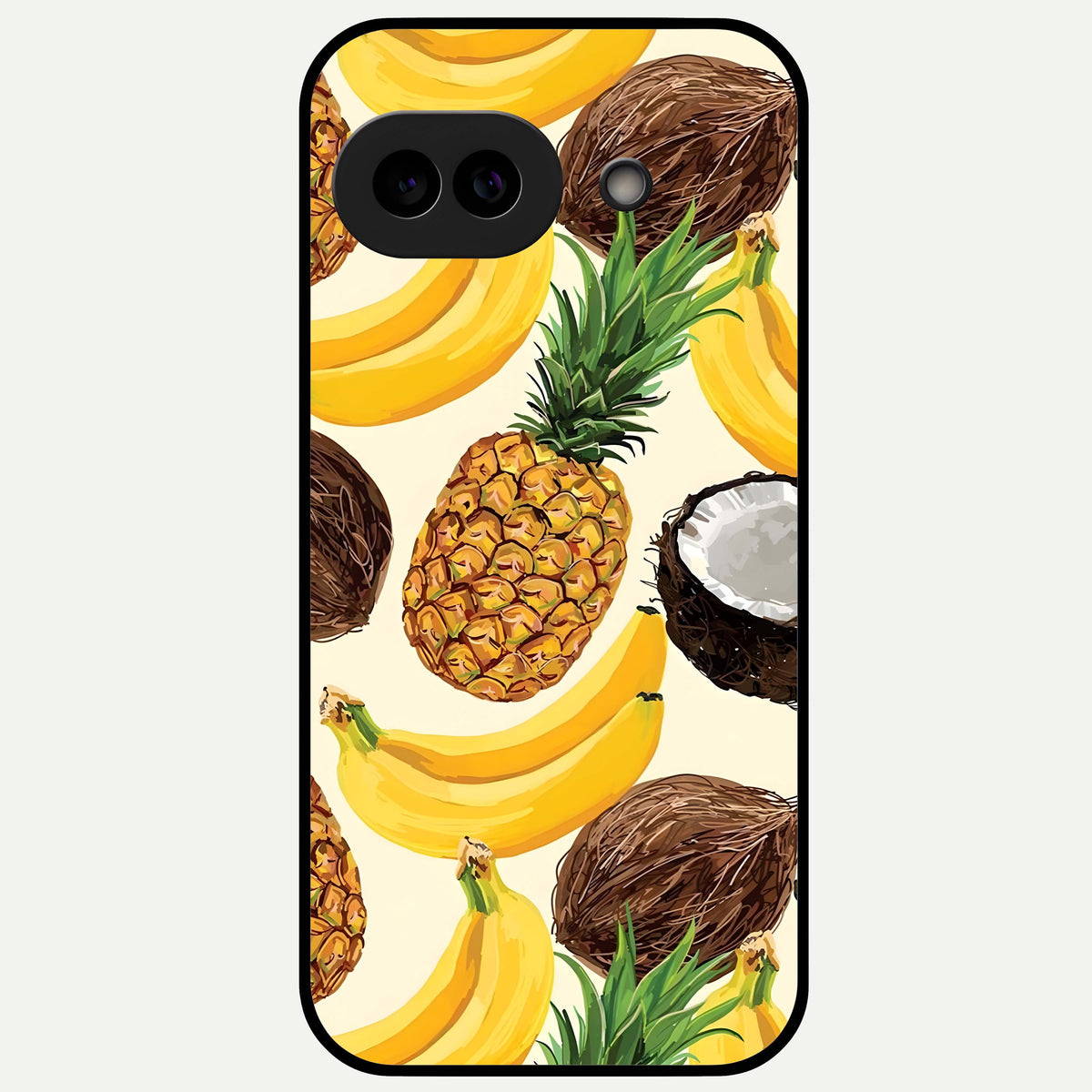  Tropical Fruit Mood Glass Case For Google Pixel 9A back cover – full design glossy printed glass finish