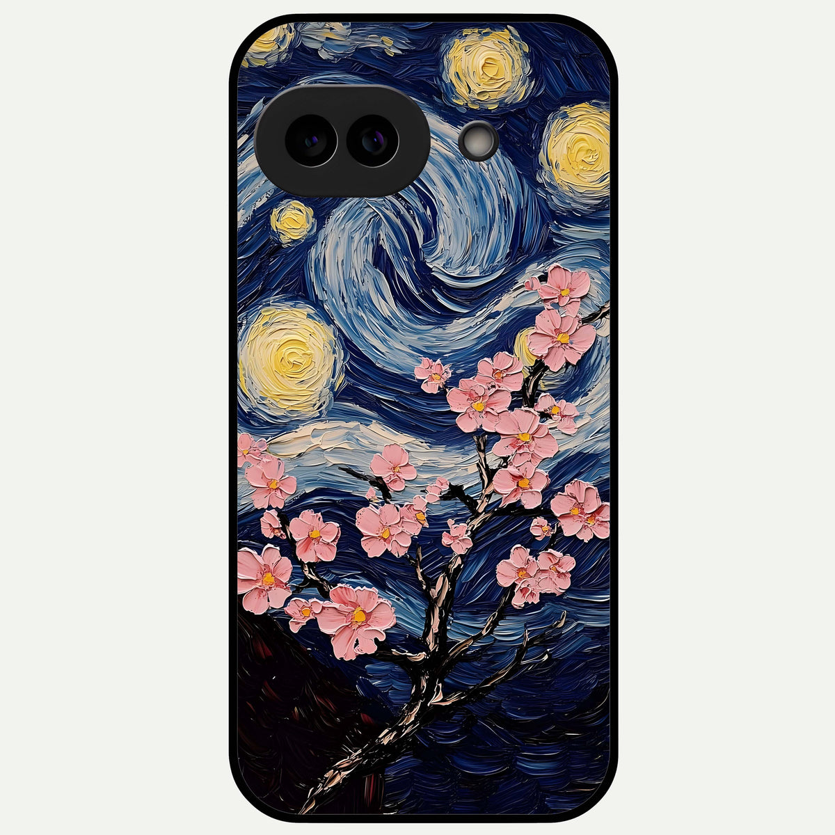  Van Gogh Scenery Glass Case For Google Pixel 9A back cover – full design glossy printed glass finish