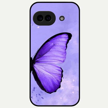  Violet Dream Wing Glass Case For Google Pixel 9A back cover – full design glossy printed glass finish