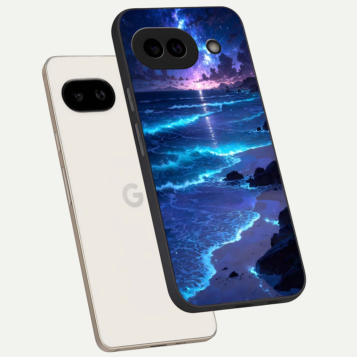  Classic Damn Look phone case For Google Pixel 9A showing premium glass back cover with detailed artwork